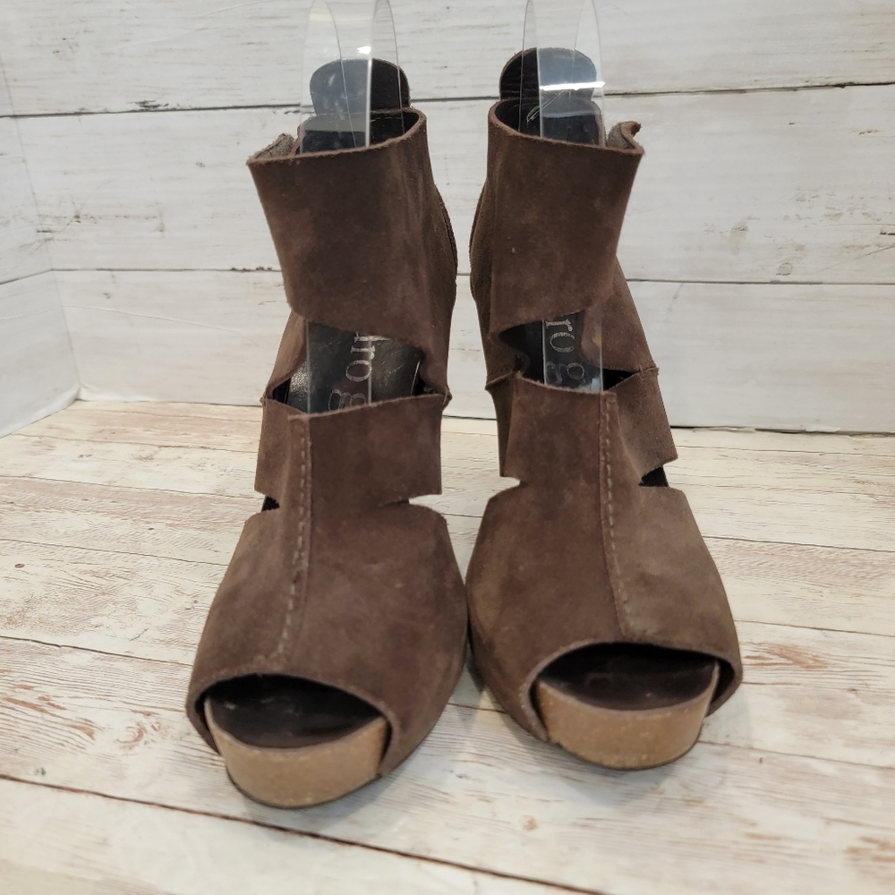 Pedro Garcia brown suede platform heels - Picture 4 of 13